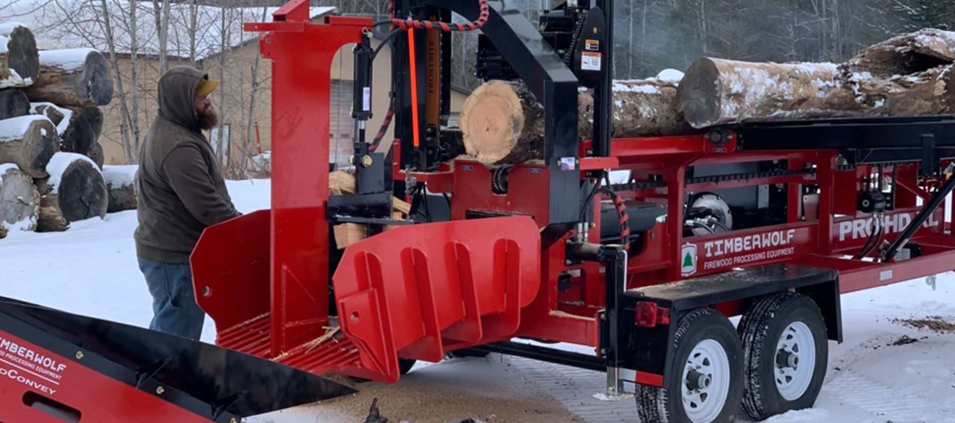 Equipo de procesamiento de leña Timberwolf